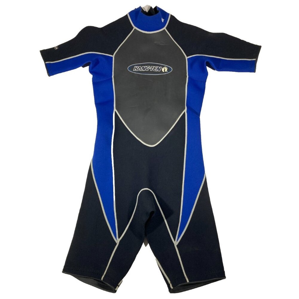 Hang Ten Shorty Wetsuit Medium Spring/Summer 3x2 Neoprene Surf Surfing Water Ski